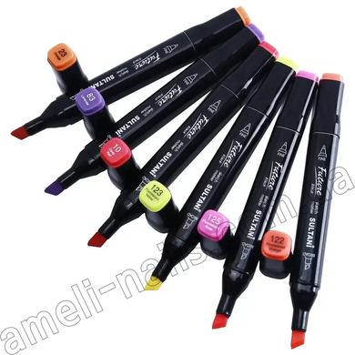 Набір професійних маркерів для малювання 120 кольорів