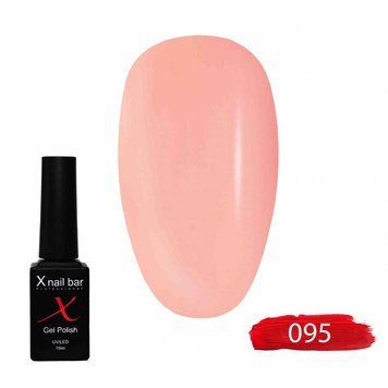 Гель-лак для ногтей, для маникюра X Nail Bar Professional 10ml №095