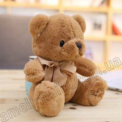 М`яка іграшка "Ведмедик" 40 см (Плюшевий ведмедик молочний або коричневий)