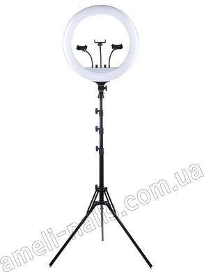Светодиодная кольцевая лампа для фото, селфи с держателем для телефона RL-18 45 см