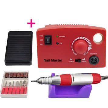 Фрезер для маникюра и педикюра&nbsp;DM-211 65W 45000 об/мин Красный (Аппарат для маникюра и педикюра)
