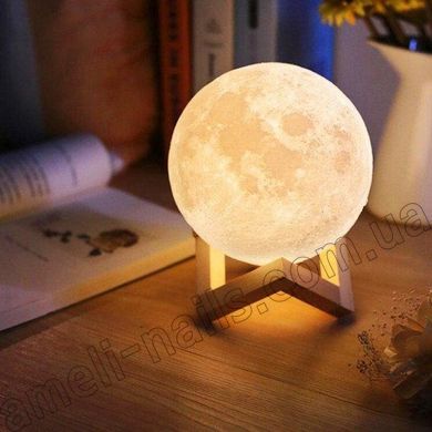 3D-Ночник настольный светильник Луна Moon Lamp, D=13 см