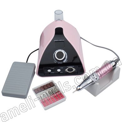 Професійний апарат для манікюру та педикюру ZS-711 на 65 Вт, 45 000 об/хв (рожевий) (Фрезер для манікюру)