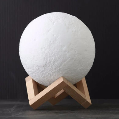 3D-Нічник світильник настільний Місяць Moon Lamp, D=13 см
