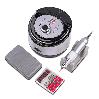 Стартовый набор для маникюра и педикюра с LED/UV лампой 54 Вт и фрезером Nail Drill ZS-606 65 Вт 45000 об/мин