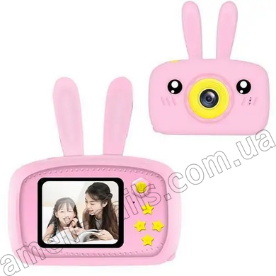 Протиударний цифровий дитячий фотоапарат іграшка, відеокамера зайчик Smart Kids Camera 3 Series (іграшки)