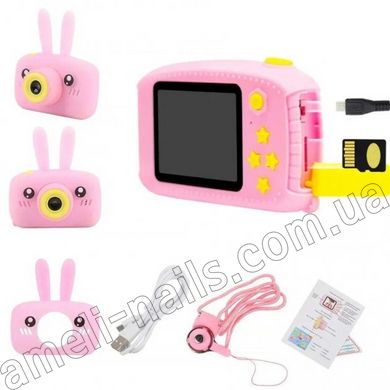 Протиударний цифровий дитячий фотоапарат іграшка, відеокамера зайчик Smart Kids Camera 3 Series (іграшки)