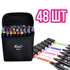 Маркеры 48P mark pens (маркеры для рисования, материалы для рисования, набор маркеров)