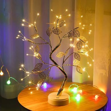 Лампа настільна дерево Berger TreeLight Gold, USB 5 В