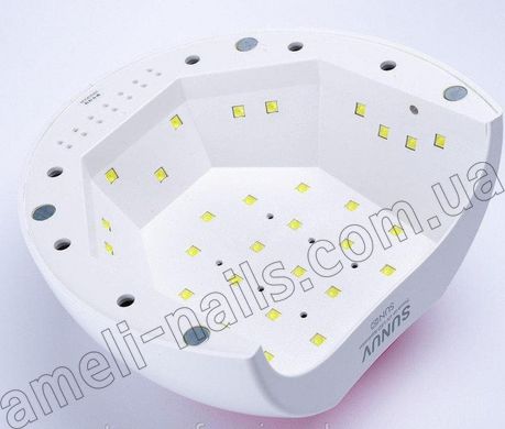 LED+UV лампа для манікюру Sun 2C 48 Вт (Пластикова внутрішність) (Лампа для сушіння нігтів)