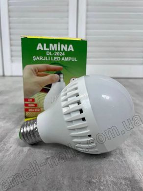 Аварійна лампочка з акумулятором Almina DL-2024, 12W 720Lm