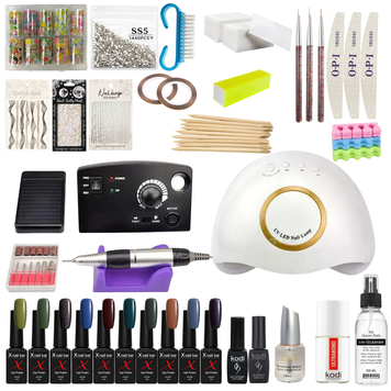 Стартовий набір для манікюру "Complete Start" з UV/LED лампою 5PS, 48 Вт та фрезером Nail Master DM-211 (тип 1965), 65 Вт, 45 000 об/хв
