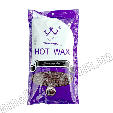 Гарячий віск у гранулах для депіляції Hot Wax Гранат 500g шоколад
