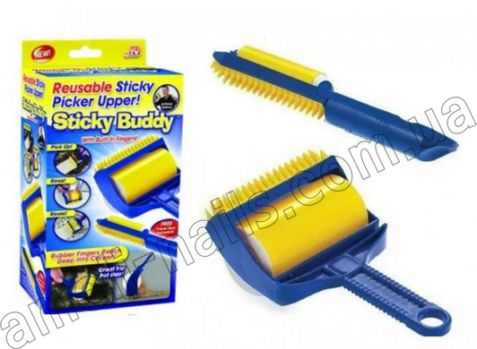 Щітка для чищення одягу з липким валиком Sticky Buddy (валик для одягу)