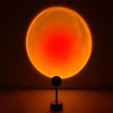 Проекционная настольная LED лампа для фото Sunset Lamp эффект солнца Sunset red