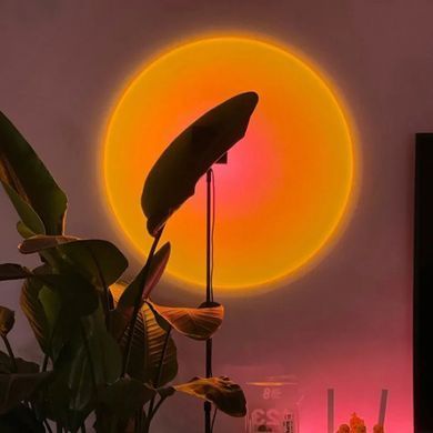 Проекционная настольная LED лампа для фото Sunset Lamp эффект солнца Sunset red