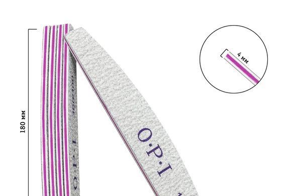 Двостороння пилочка для нігтів, для манікюру OPI 120/150