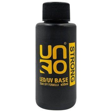 Каучуковая база для ногтей, для гель-лака UNO Strong, 50 мл (база для маникюра)