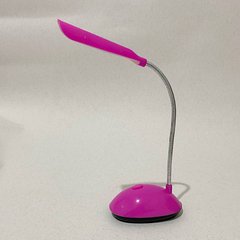 Маленькая настольная LED лампа на батарейках (Розовый)