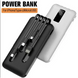 Зарядний пристрій PowerBank Ultra Fast 10000mAh, 4 вбудовані шнури (зовнішній акумулятор, повербанк)