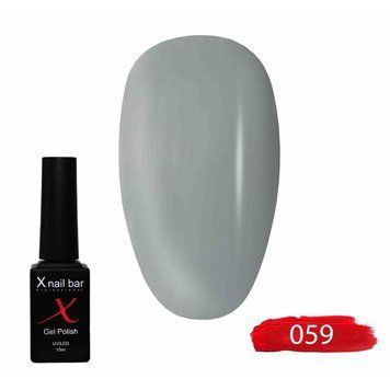 Гель-лак для нігтів, для манікюру X Nail Bar Professional 10ml №059