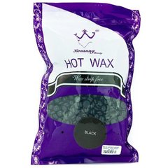 Гарячий віск у гранулах для депіляції Hot Wax Чорний 300gвіск в гранулах для депіляції Hot Wax Лаванда 300g