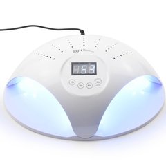 Лампа для манікюру та педикюру SUN 669 UV+LED на 2 руки 48 Вт білий