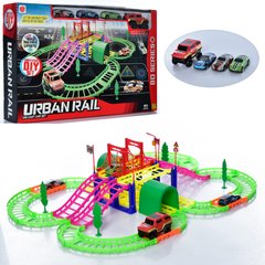 Трек для машинок URBAN RAI (дорога для машинок, автотрек, игрушки для детей, игрушка для мальчика)