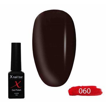 Гель-лак для нігтів, для манікюру X Nail Bar Professional 10ml №060