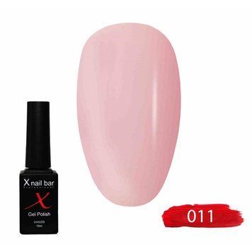 Гель-лак для нігтів, для манікюру X Nail Bar Professional 10ml №011