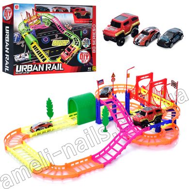 Трек для машинок URBAN RAI (дорога для машинок, автотрек, іграшки для дітей, іграшка для хлопчика)