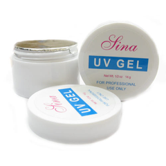 UV Гель для нарощування нігтів Lina 15g (білий)