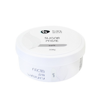 Цукрова паста для шугарингу Total Beauty "Soft", 350 г (шугаринг, паста для депіляції, цукрова паста)
