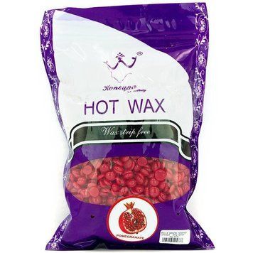 Гарячий плівковий віск у гранулах для депіляції, для воскоплава Hot Wax Гранат 300 г