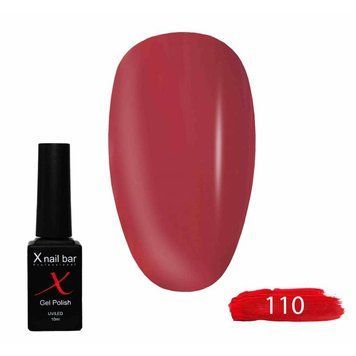 Гель-лак для ногтей, для маникюра X Nail Bar Professional 10ml №110