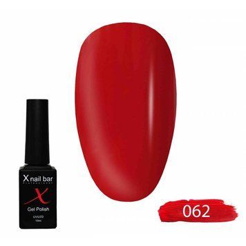 Гель-лак для нігтів, для манікюру X Nail Bar Professional 10ml №062