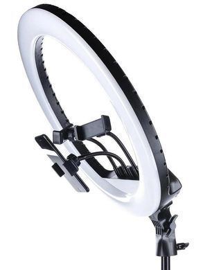Кольцевая LED лампа для фото, селфи с держателем для телефона RL-21 54 см + ШТАТИВ + ПУЛЬТ + СУМКА