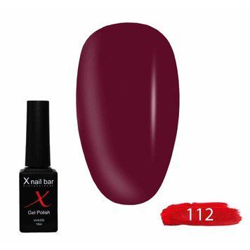 Гель-лак для ногтей, для маникюра X Nail Bar Professional 10ml №112