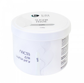 Цукрова паста для шугарингу Total Beauty "Soft", 750 г (шугаринг, цукрова паста)
