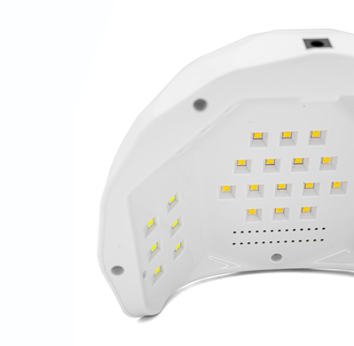 LED+UV Лампа для манікюру MJ27, 288 Вт Білий