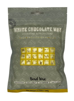 Віск плівковий для депіляції в гранулах, для воскоплава Bead Wax 100 г Білий шоколад
