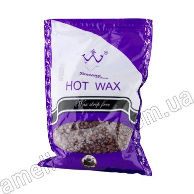 Горячий воск в гранулах Hot Wax 1000 г (шоколад)