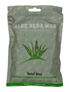 Віск плівковий для депіляції в гранулах, для воскоплава Bead Wax 100 г Алое