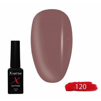 Гель-лак для нігтів, для манікюру X Nail Bar Professional 10ml №120