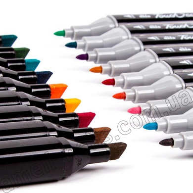 Набір кольорових маркерів для малювання 24 шт. (маркери для малювання, матеріали для малювання)
