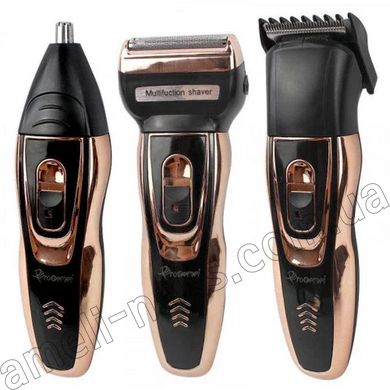 Универсальная машинка-бритва для стрижки волос головы, усов и бороды Geemy GM-595 3 Вт Hair Trimmer