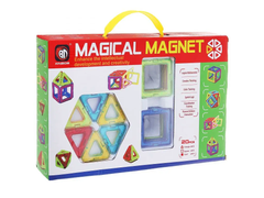 Магнитный конструктор Magical Magnet 20 деталей (конструктор для детей, детский конструктор)