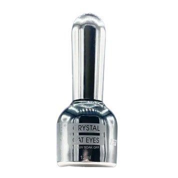 Гель-лак для нігтів, для манікюру Lilly Beaute Crystal Cat Eyes 12 мл (Котяче око)