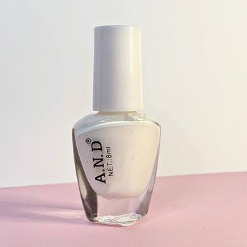 Лак для стемпінгу та штампів A.N.D. 8 ml (білий) №002