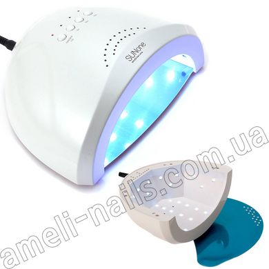 Лампа для манікюру LED+UV Sun One 24/48 Вт (Лампа для сушіння нігтів) біла